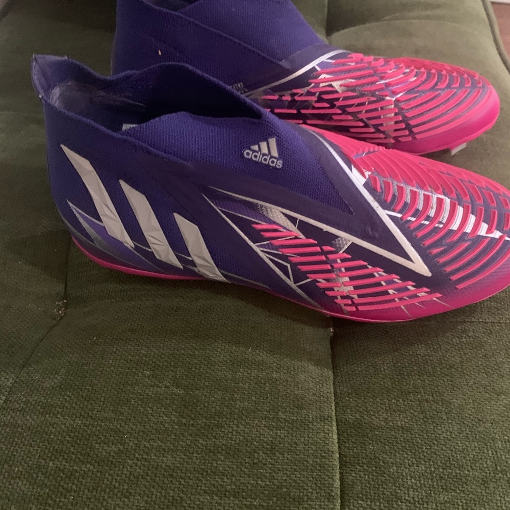 Adidas Purple and Pink  Predator Cleats